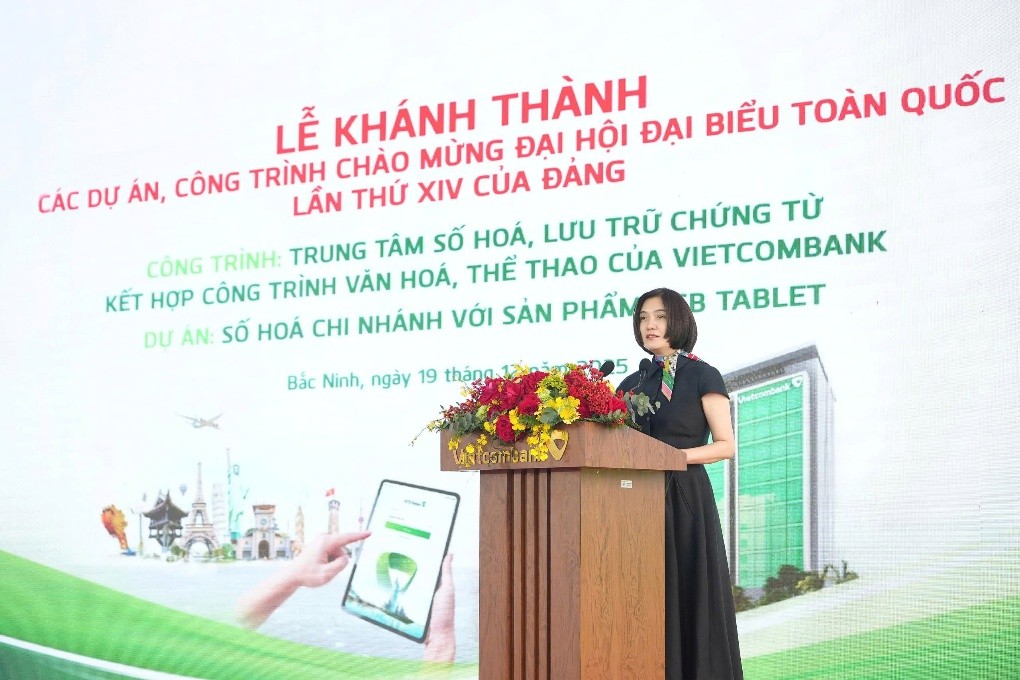 Vietcombank khánh thành 2 công trình chào mừng Đại hội XIV của Đảng- Ảnh 3.