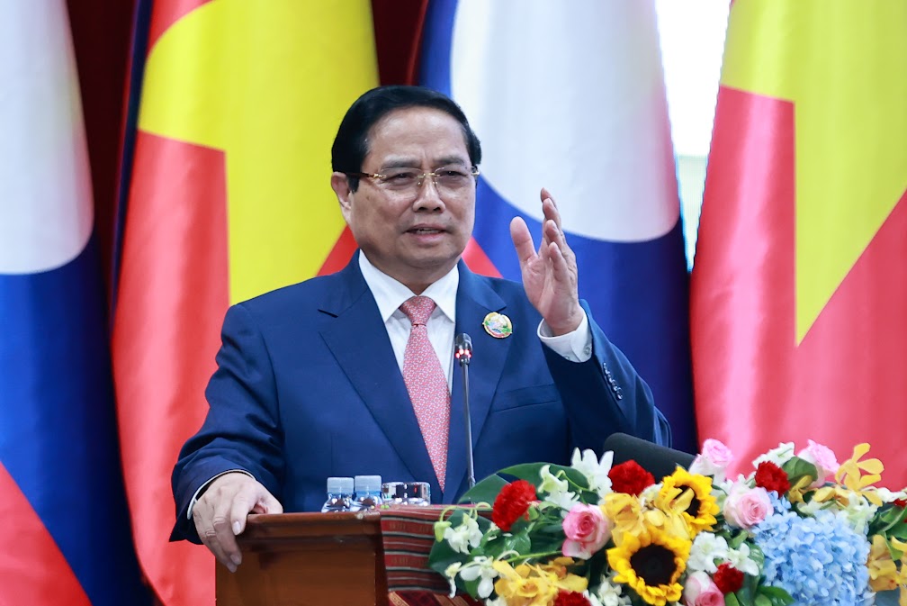 Thủ tướng: Phải chắt chiu và khai thác hiệu quả từng sáng kiến của doanh nghiệp Việt Nam - Lào- Ảnh 5.