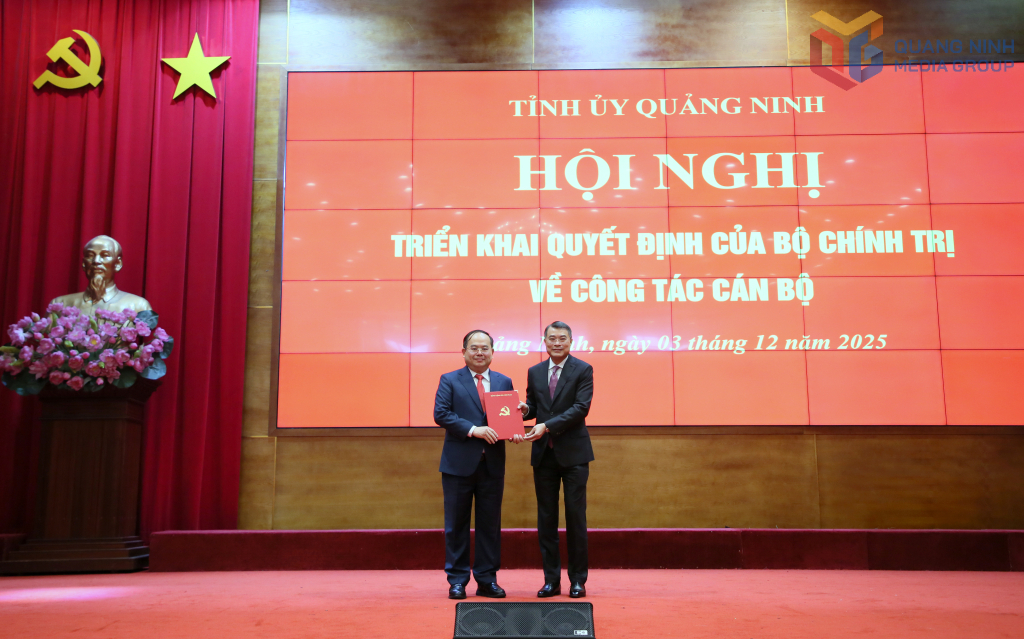 Đồng chí Quản Minh Cường được điều động làm Bí thư Tỉnh ủy Quảng Ninh- Ảnh 1.