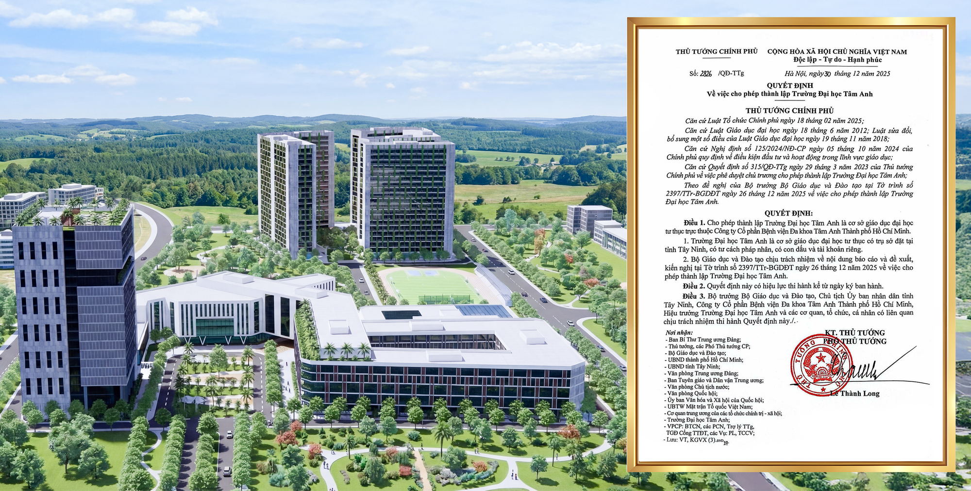 Thành lập Trường Đại học Tâm Anh đào tạo nhân lực chuẩn quốc tế- Ảnh 1.