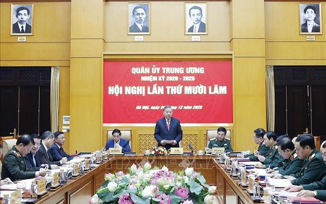 Tổng Bí thư Tô Lâm: Hành động theo phương châm '5 vững', xây dựng quân đội trong tình hình mới