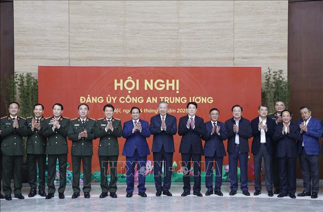 Tổng Bí thư Tô Lâm dự Hội nghị Đảng ủy Công an Trung ương năm 2025- Ảnh 5.