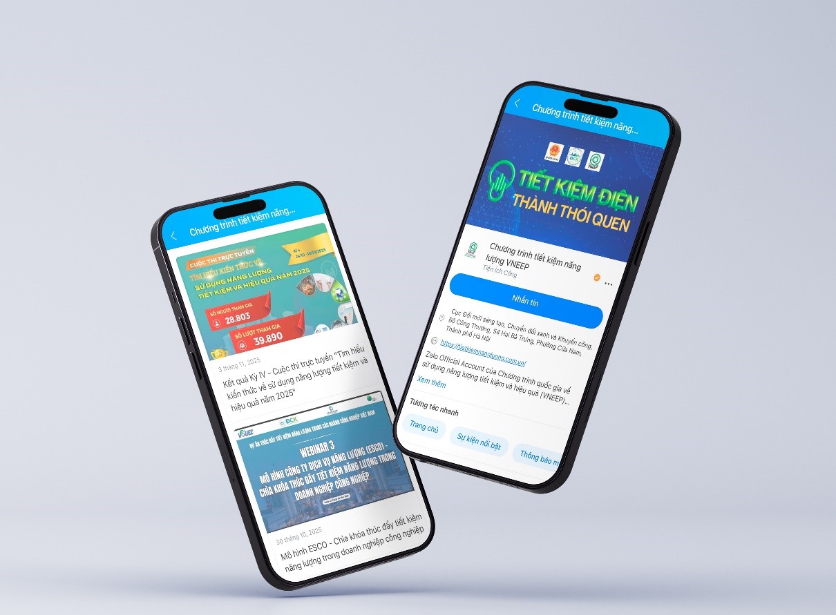 Ra mắt kênh Zalo tuyên truyền về tiết kiệm năng lượng- Ảnh 1.