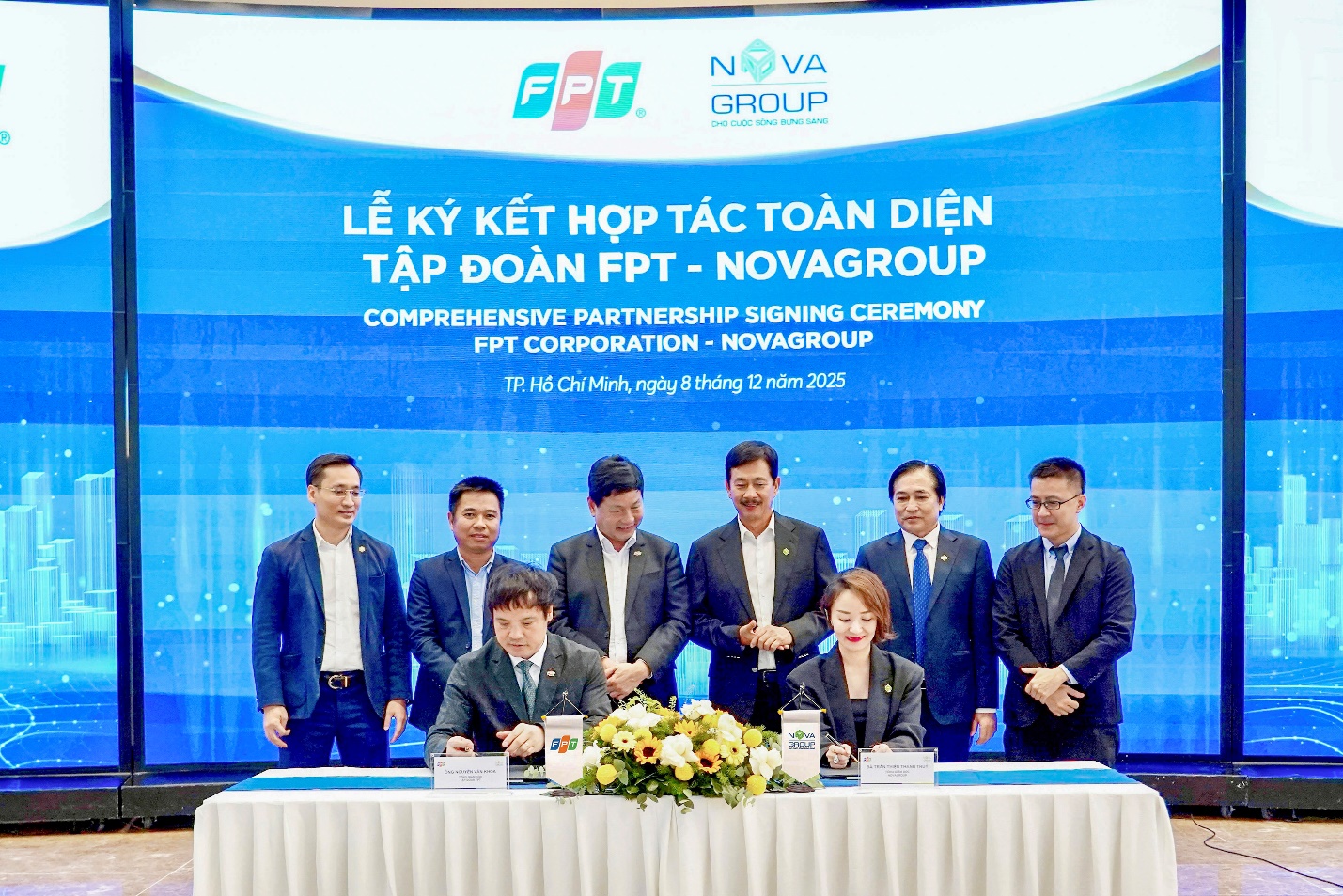FPT và NovaGroup hợp tác toàn diện, tiên phong xây dựng hệ sinh thái AI tại Việt Nam- Ảnh 2. FPT và NovaGroup hợp tác toàn diện, tiên phong xây dựng hệ sinh thái AI tại Việt Nam- Ảnh 2.