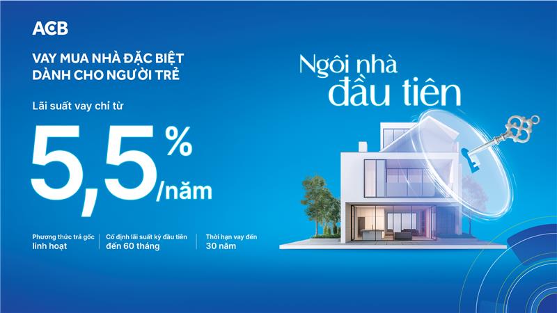 ACB tiên phong cho vay mua nhà đặc biệt dành cho người trẻ- Ảnh 1.