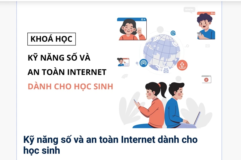 
Triển khai khóa học 'Kỹ năng số và an toàn Internet dành cho học sinh THCS và THPT'- Ảnh 1.