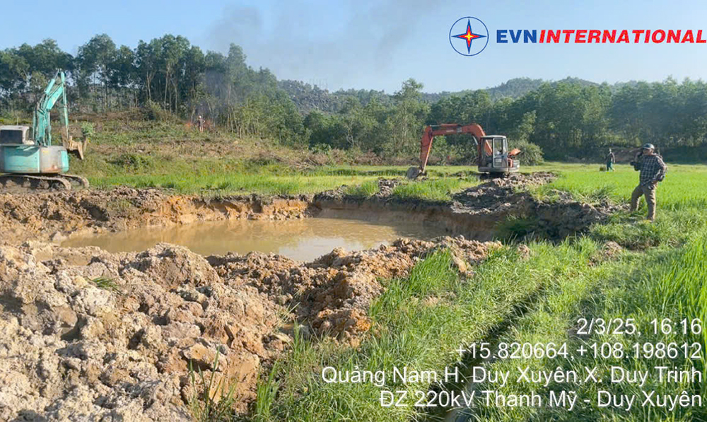 Dự án đường dây 220kV Thạnh Mỹ - Duy Xuyên nguy cơ chậm tiến độ do giải phóng mặt bằng- Ảnh 1.