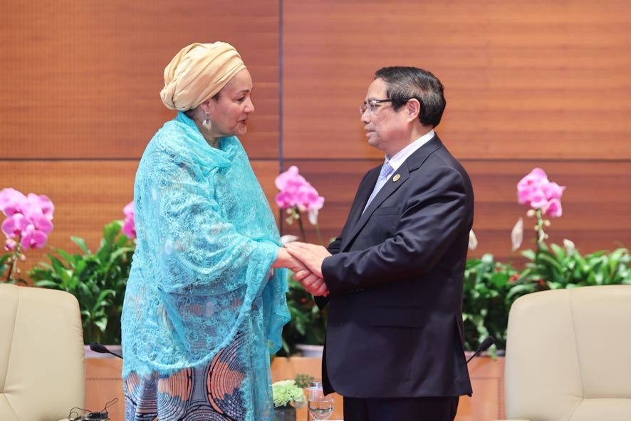 Phó Tổng Thư ký Liên Hợp Quốc đánh giá cao vai trò lãnh đạo của Việt Nam trong chuyển đổi xanh- Ảnh 1. Phó Tổng Thư ký Liên Hợp Quốc đánh giá cao vai trò lãnh đạo của Việt Nam trong chuyển đổi xanh- Ảnh 1.