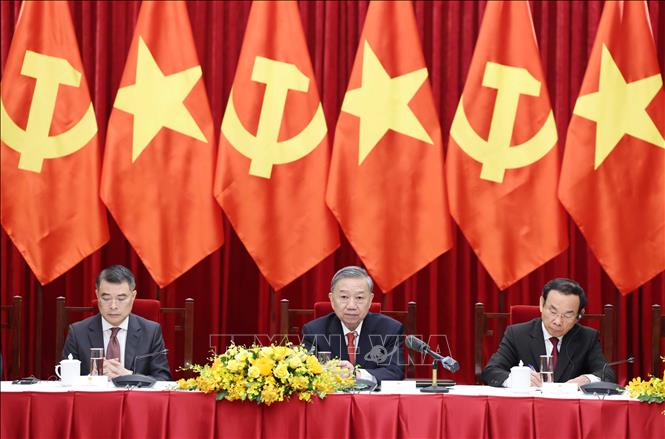Tổng Bí thư Tô Lâm tiếp các Trưởng đoàn chính đảng các nước- Ảnh 1. Tổng Bí thư Tô Lâm tiếp các Trưởng đoàn chính đảng các nước- Ảnh 1.