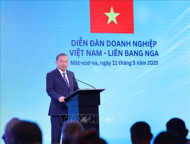Tổng Bí thư Tô Lâm dự Diễn đàn doanh nghiệp Việt Nam - Liên bang Nga- Ảnh 1. Tổng Bí thư Tô Lâm dự Diễn đàn doanh nghiệp Việt Nam - Liên bang Nga- Ảnh 1.
