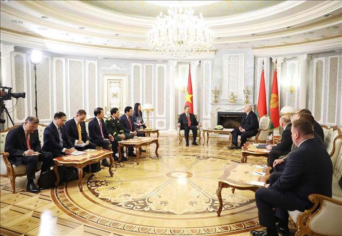 Tuyên bố chung về việc thiết lập quan hệ Đối tác Chiến lược Việt Nam-Belarus- Ảnh 3. Tuyên bố chung về việc thiết lập quan hệ Đối tác Chiến lược Việt Nam-Belarus- Ảnh 3.