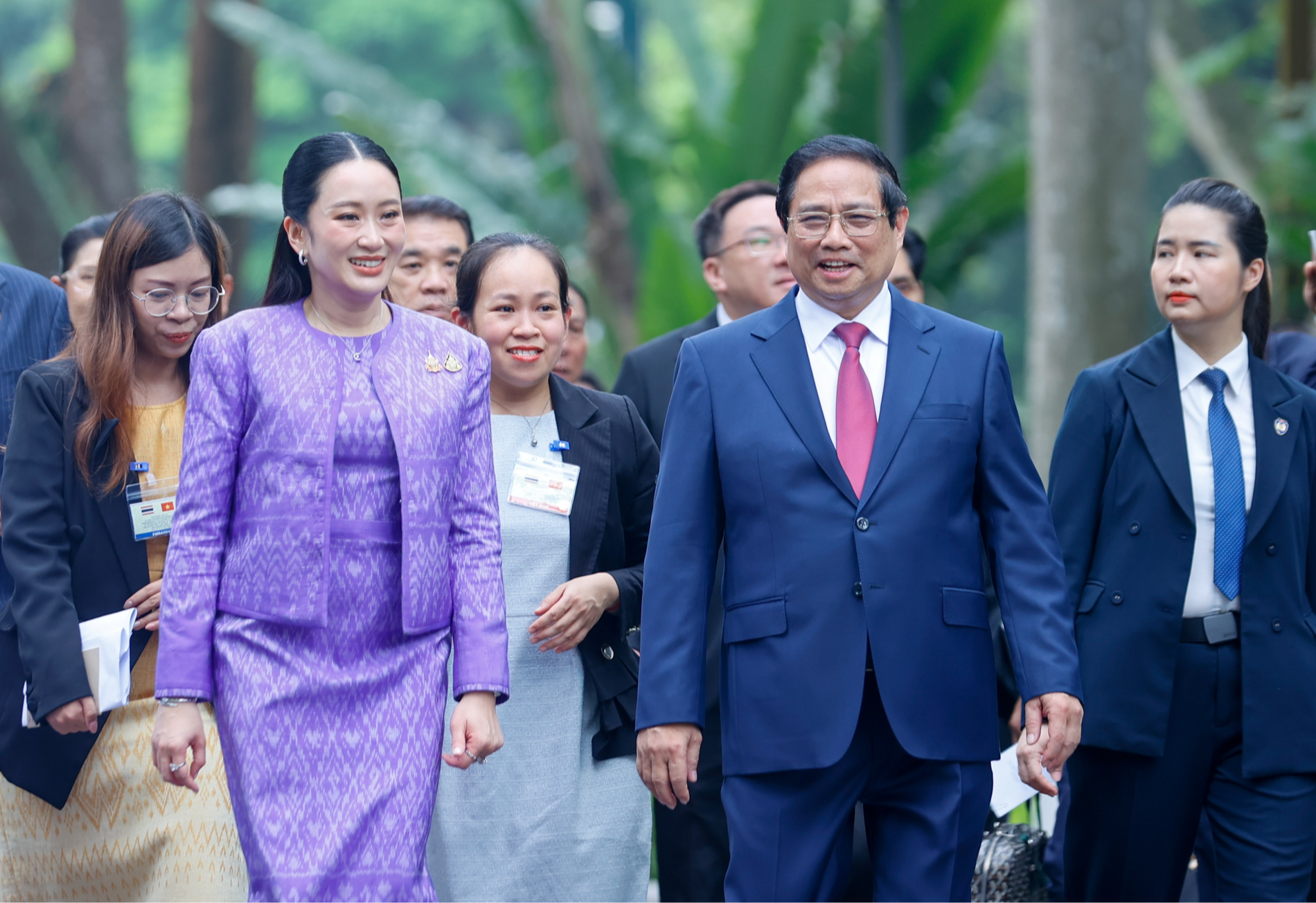 Thủ tướng Phạm Minh Chính chủ trì lễ đón chính thức Thủ tướng Thái Lan thăm Việt Nam- Ảnh 7. Thủ tướng Phạm Minh Chính chủ trì lễ đón chính thức Thủ tướng Thái Lan thăm Việt Nam- Ảnh 7.