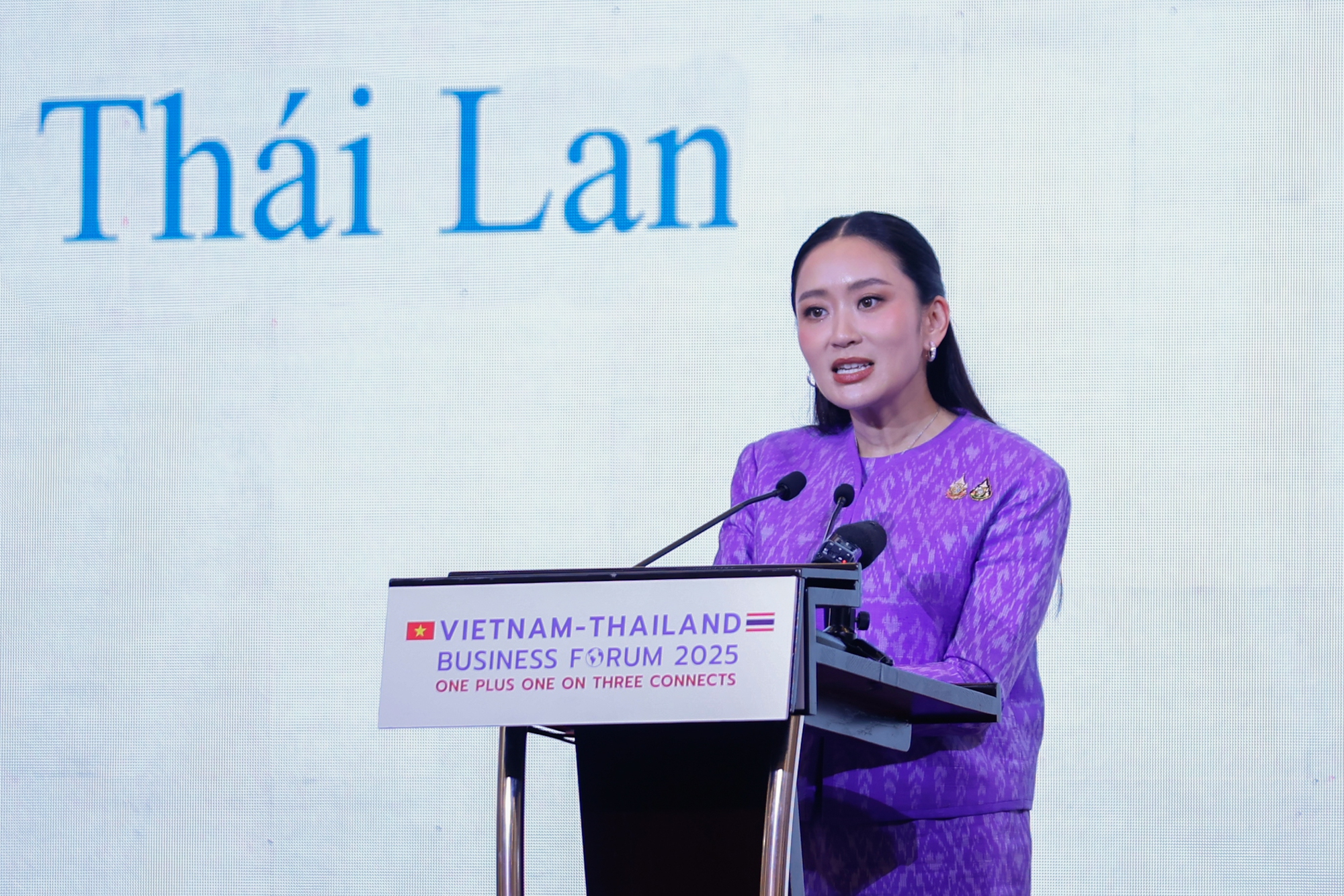 Thủ tướng Paetongtarn: Thái Lan và Việt Nam là những động lực chính thúc đẩy tăng trưởng kinh tế ASEAN- Ảnh 3. Thủ tướng Paetongtarn: Thái Lan và Việt Nam là những động lực chính thúc đẩy tăng trưởng kinh tế ASEAN- Ảnh 3.