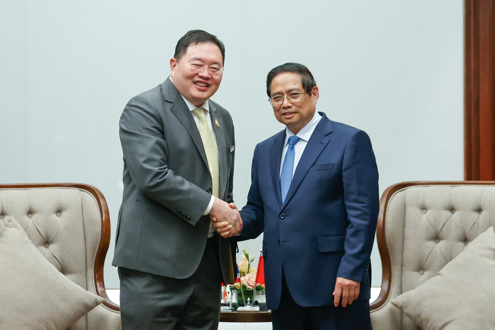 Thủ tướng tiếp lãnh đạo 7 tập đoàn hàng đầu của Thái Lan- Ảnh 1. Thủ tướng tiếp lãnh đạo 7 tập đoàn hàng đầu của Thái Lan- Ảnh 1.