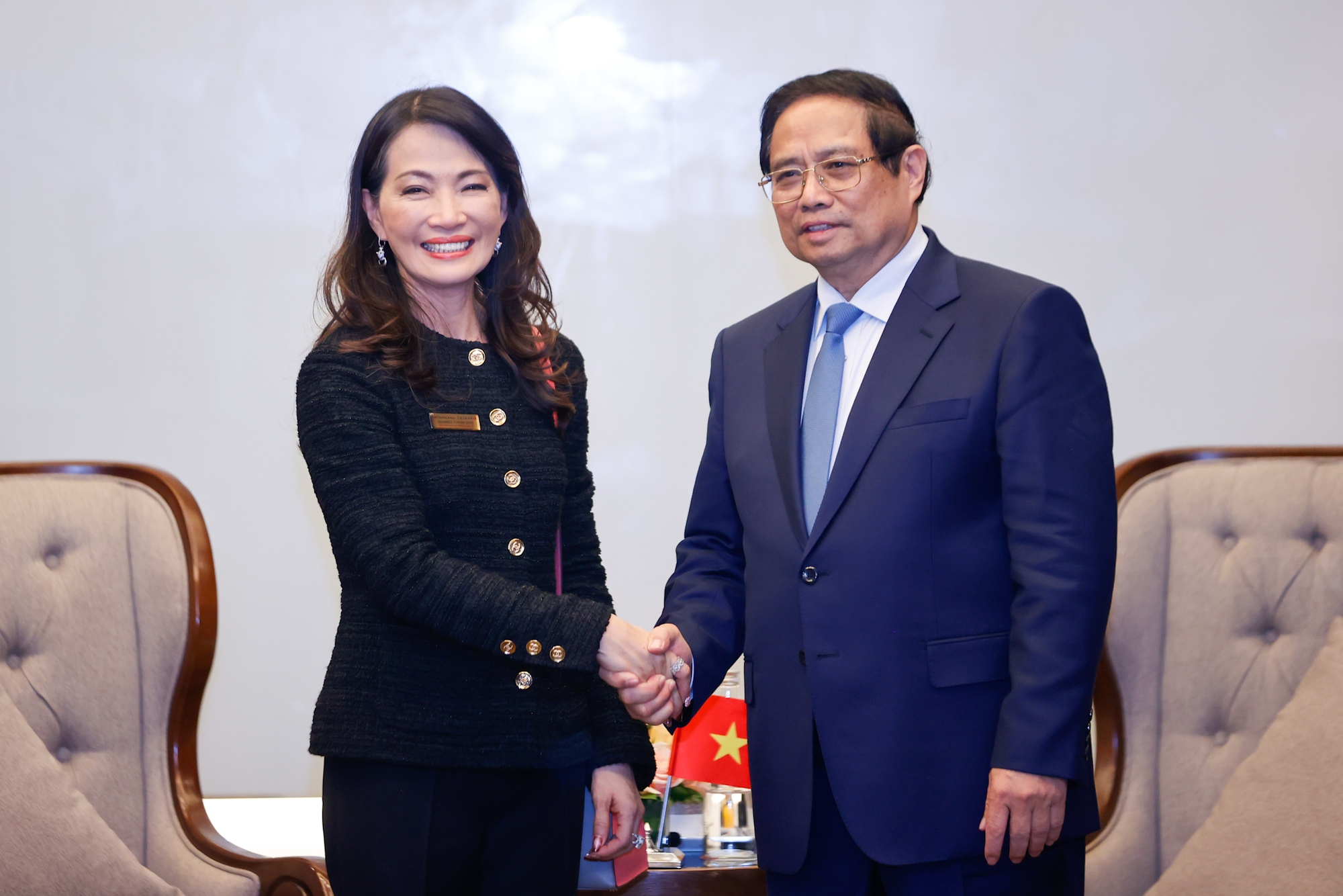 Thủ tướng tiếp lãnh đạo 7 tập đoàn hàng đầu của Thái Lan- Ảnh 4. Thủ tướng tiếp lãnh đạo 7 tập đoàn hàng đầu của Thái Lan- Ảnh 4.