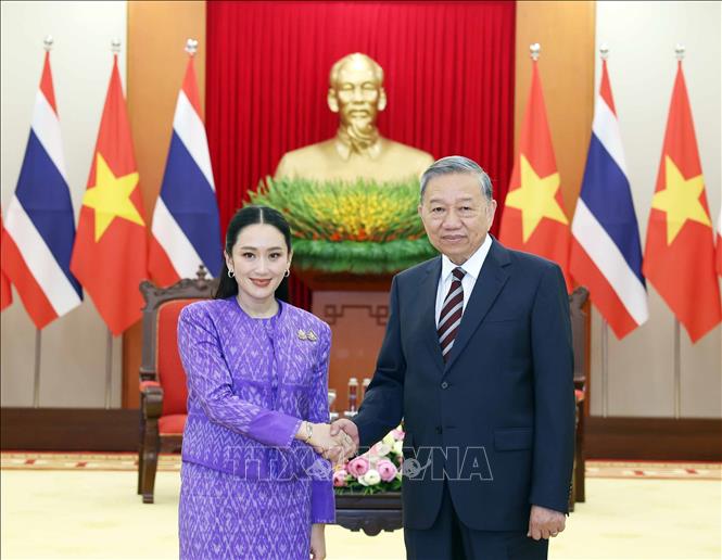 Tổng Bí thư Tô Lâm tiếp Thủ tướng Thái Lan Paetongtarn Shinawatra- Ảnh 1. Tổng Bí thư Tô Lâm tiếp Thủ tướng Thái Lan Paetongtarn Shinawatra- Ảnh 1.
