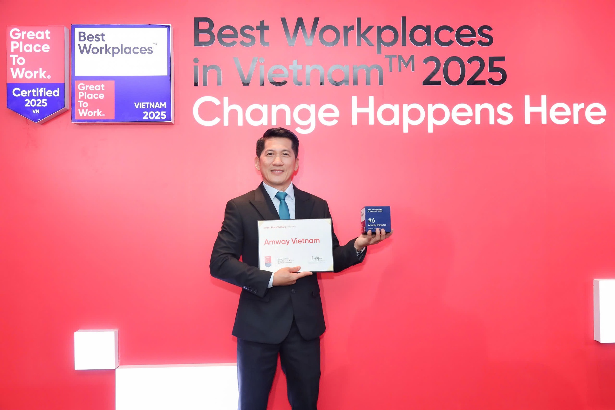 Amway Việt Nam đứng Top 6 'Nơi làm việc xuất sắc hàng đầu Việt Nam 2025'- Ảnh 1. Amway Việt Nam đứng Top 6 'Nơi làm việc xuất sắc hàng đầu Việt Nam 2025'- Ảnh 1.