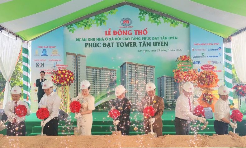 Bình Dương khởi công xây dựng gần 1.000 căn nhà ở xã hội- Ảnh 1. Bình Dương khởi công xây dựng gần 1.000 căn nhà ở xã hội- Ảnh 1.