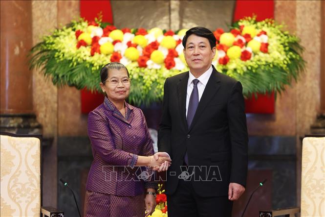 Chủ tịch nước Lương Cường tiếp Phó Chủ tịch Đảng Nhân dân Campuchia- Ảnh 1. Chủ tịch nước Lương Cường tiếp Phó Chủ tịch Đảng Nhân dân Campuchia- Ảnh 1.