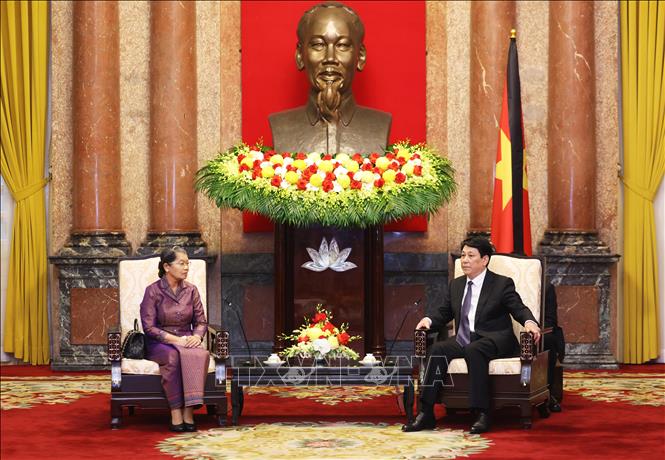 Chủ tịch nước Lương Cường tiếp Phó Chủ tịch Đảng Nhân dân Campuchia- Ảnh 2. Chủ tịch nước Lương Cường tiếp Phó Chủ tịch Đảng Nhân dân Campuchia- Ảnh 2.