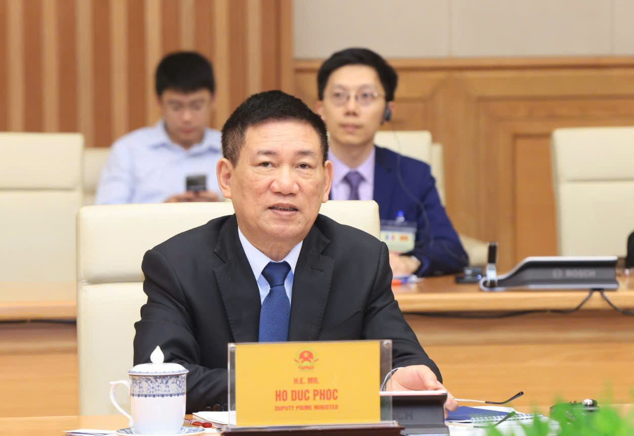 Phó Thủ tướng Hồ Đức Phớc làm việc với Đoàn doanh nghiệp Pháp- Ảnh 3. Phó Thủ tướng Hồ Đức Phớc làm việc với Đoàn doanh nghiệp Pháp- Ảnh 3.