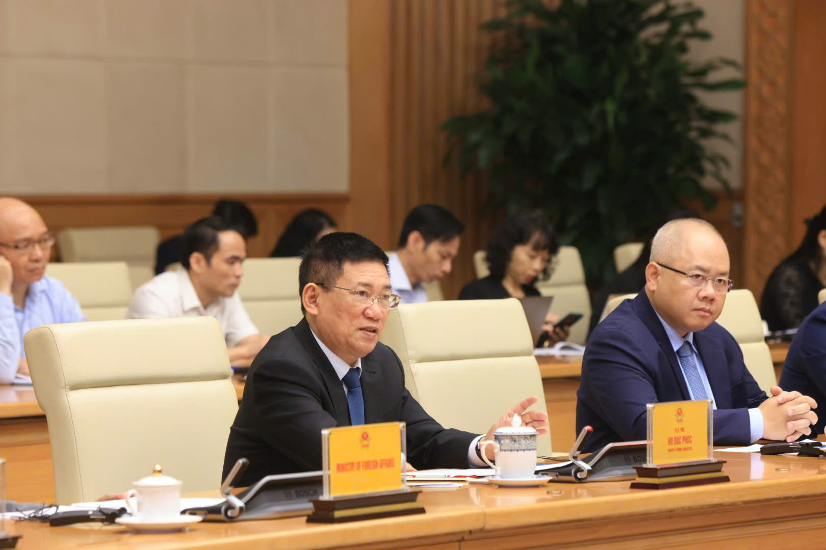 Phó Thủ tướng Hồ Đức Phớc làm việc với Đoàn doanh nghiệp Pháp- Ảnh 2. Phó Thủ tướng Hồ Đức Phớc làm việc với Đoàn doanh nghiệp Pháp- Ảnh 2.