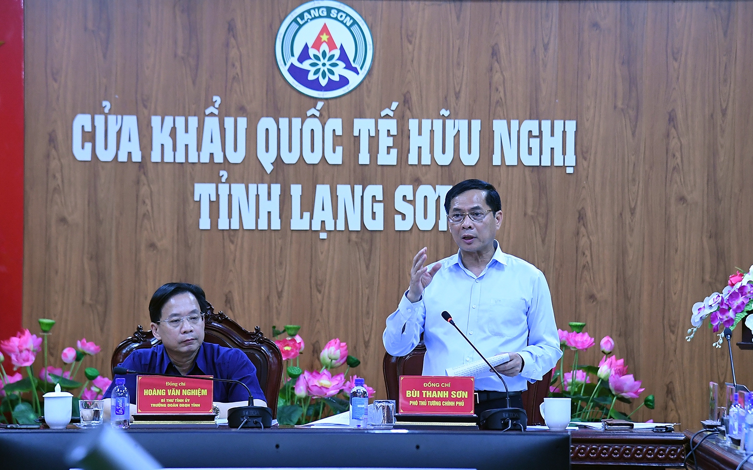 Phó Thủ tướng Bùi Thanh Sơn kiểm tra công tác chống buôn lậu tại Lạng Sơn