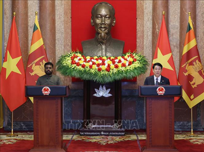 Chủ tịch nước Lương Cường hội đàm với Tổng thống Sri Lanka- Ảnh 2. Chủ tịch nước Lương Cường hội đàm với Tổng thống Sri Lanka- Ảnh 2.