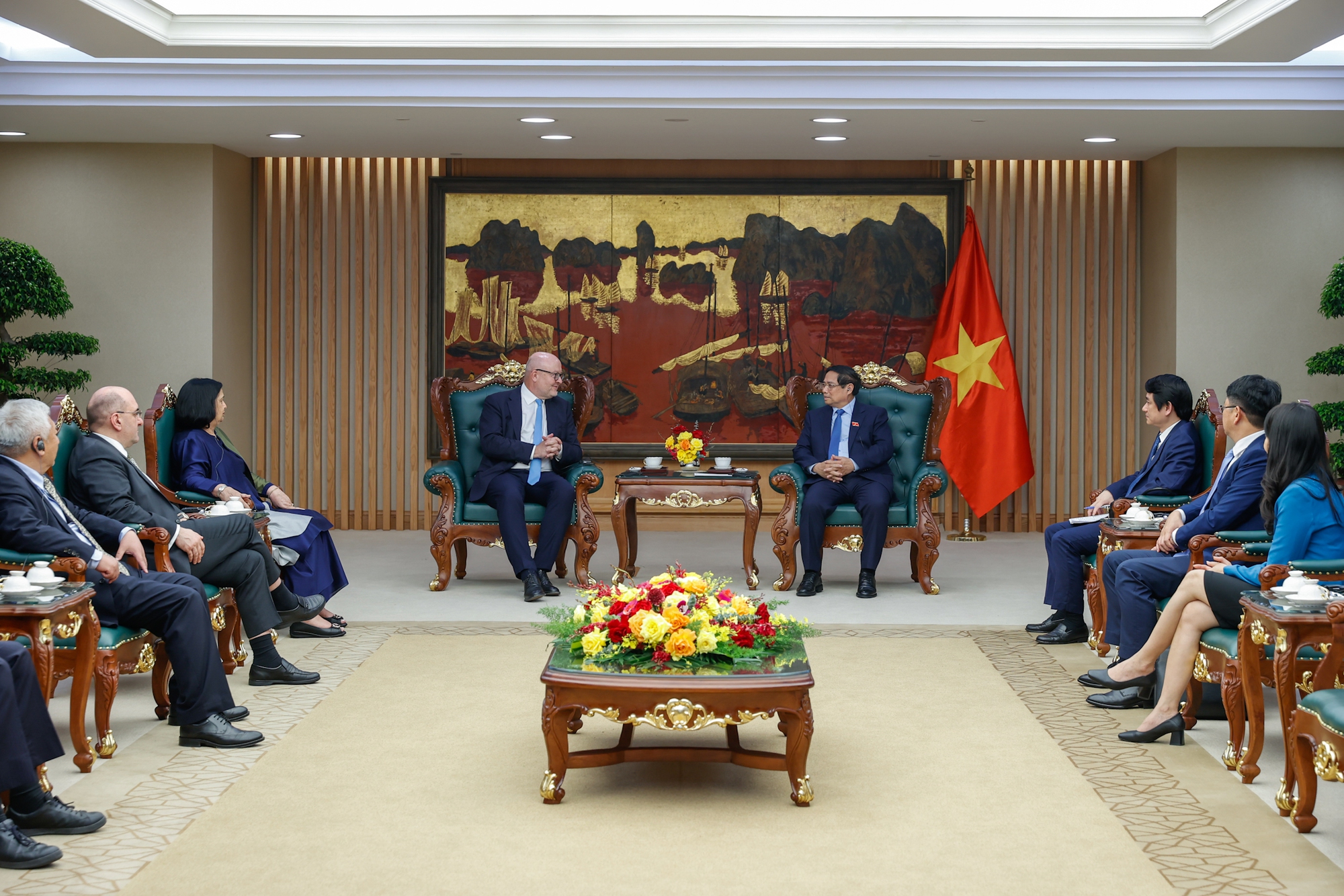 Thủ tướng Phạm Minh Chính tiếp Chánh án Tòa án quốc tế về Luật biển- Ảnh 3. Thủ tướng Phạm Minh Chính tiếp Chánh án Tòa án quốc tế về Luật biển- Ảnh 3.
