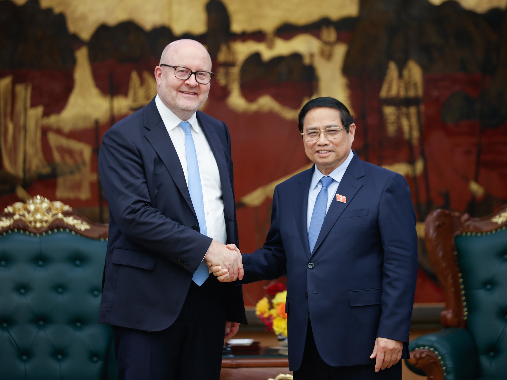 Thủ tướng Phạm Minh Chính tiếp Chánh án Tòa án quốc tế về Luật biển- Ảnh 1. Thủ tướng Phạm Minh Chính tiếp Chánh án Tòa án quốc tế về Luật biển- Ảnh 1.