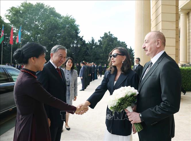 Lễ đón Tổng Bí thư Tô Lâm thăm cấp Nhà nước tới Azerbaijan- Ảnh 2. Lễ đón Tổng Bí thư Tô Lâm thăm cấp Nhà nước tới Azerbaijan- Ảnh 2.