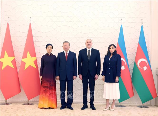 Lễ đón Tổng Bí thư Tô Lâm thăm cấp Nhà nước tới Azerbaijan- Ảnh 6. Lễ đón Tổng Bí thư Tô Lâm thăm cấp Nhà nước tới Azerbaijan- Ảnh 6.