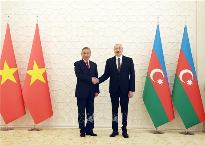 Lễ đón Tổng Bí thư Tô Lâm thăm cấp Nhà nước tới Azerbaijan- Ảnh 5. Lễ đón Tổng Bí thư Tô Lâm thăm cấp Nhà nước tới Azerbaijan- Ảnh 5.