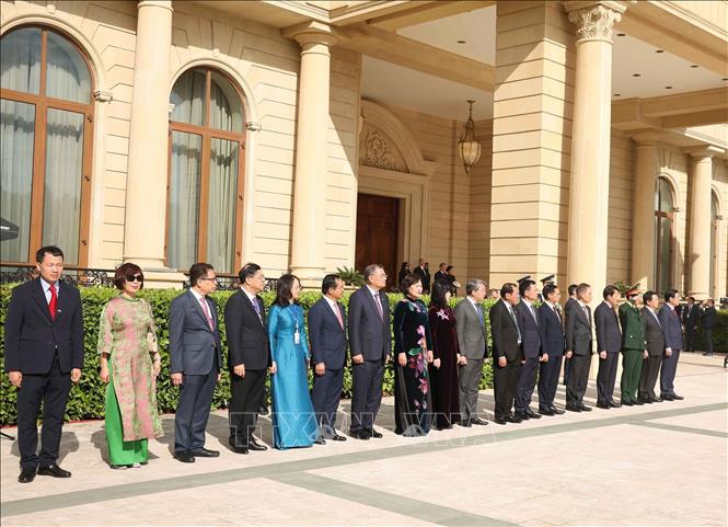 Lễ đón Tổng Bí thư Tô Lâm thăm cấp Nhà nước tới Azerbaijan- Ảnh 7. Lễ đón Tổng Bí thư Tô Lâm thăm cấp Nhà nước tới Azerbaijan- Ảnh 7.