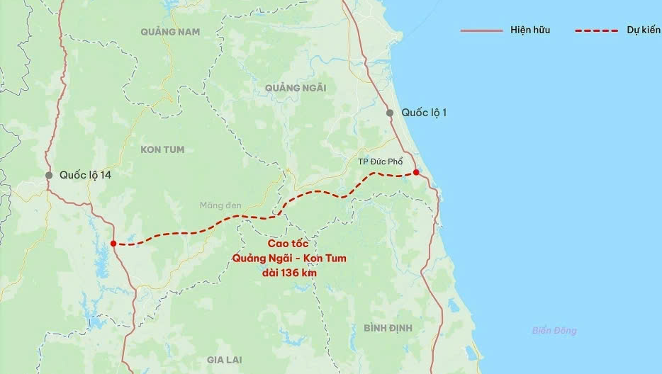 Đề xuất phương án xây cao tốc Quảng Ngãi-Kon Tum- Ảnh 1. Đề xuất phương án xây cao tốc Quảng Ngãi-Kon Tum- Ảnh 1.