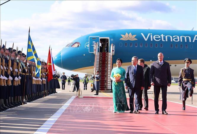 Tổng Bí thư Tô Lâm bắt đầu thăm chính thức Liên bang Nga và dự Lễ kỷ niệm 80 năm chiến thắng phát xít- Ảnh 2. Tổng Bí thư Tô Lâm bắt đầu thăm chính thức Liên bang Nga và dự Lễ kỷ niệm 80 năm chiến thắng phát xít- Ảnh 2.