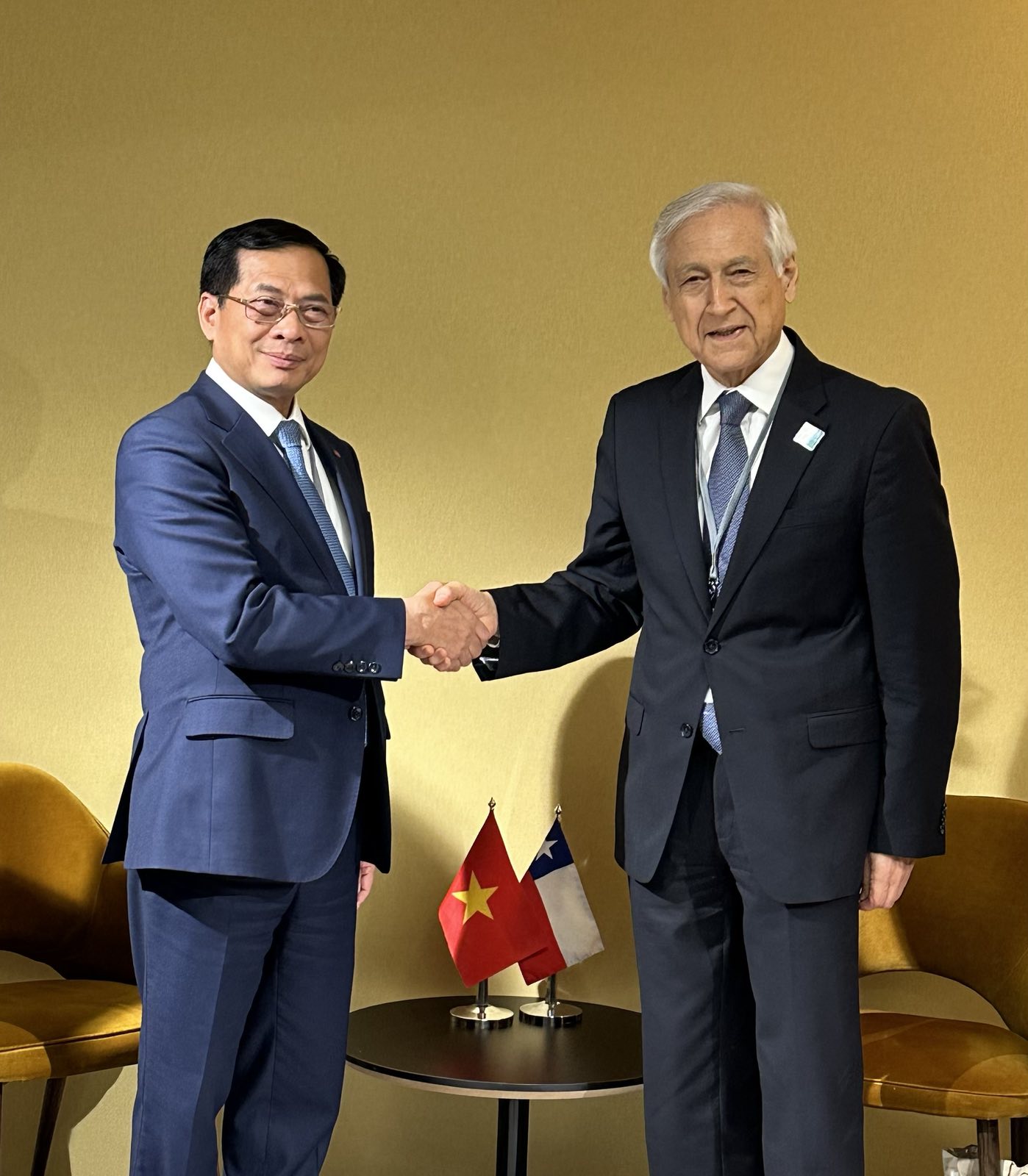 Phó Thủ tướng Bùi Thanh Sơn tiếp Đặc phái viên của Tổng thống Chile về đại dương- Ảnh 1. Phó Thủ tướng Bùi Thanh Sơn tiếp Đặc phái viên của Tổng thống Chile về đại dương- Ảnh 1.