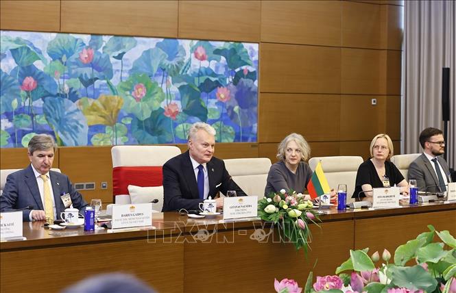 Chủ tịch Quốc hội Trần Thanh Mẫn hội kiến Tổng thống Lithuania Gitanas Nauseda- Ảnh 4. Chủ tịch Quốc hội Trần Thanh Mẫn hội kiến Tổng thống Lithuania Gitanas Nauseda- Ảnh 4.