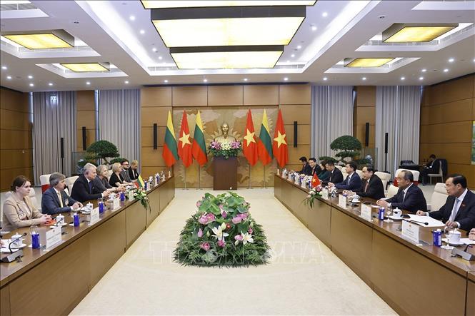Chủ tịch Quốc hội Trần Thanh Mẫn hội kiến Tổng thống Lithuania Gitanas Nauseda- Ảnh 2. Chủ tịch Quốc hội Trần Thanh Mẫn hội kiến Tổng thống Lithuania Gitanas Nauseda- Ảnh 2.