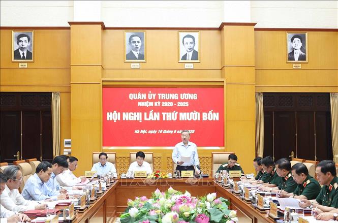 Tổng Bí thư Tô Lâm chủ trì Hội nghị Quân ủy Trung ương lần thứ 14- Ảnh 3. Tổng Bí thư Tô Lâm chủ trì Hội nghị Quân ủy Trung ương lần thứ 14- Ảnh 3.