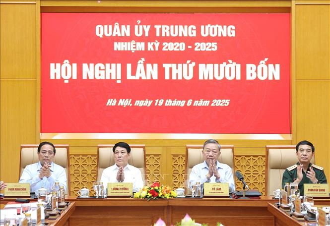 Tổng Bí thư Tô Lâm chủ trì Hội nghị Quân ủy Trung ương lần thứ 14- Ảnh 1. Tổng Bí thư Tô Lâm chủ trì Hội nghị Quân ủy Trung ương lần thứ 14- Ảnh 1.