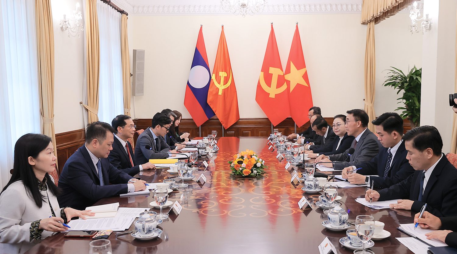 Thúc đẩy hợp tác chặt chẽ hơn nữa giữa Bộ Ngoại giao Việt Nam và Ban Đối ngoại Trung ương Lào- Ảnh 3. Thúc đẩy hợp tác chặt chẽ hơn nữa giữa Bộ Ngoại giao Việt Nam và Ban Đối ngoại Trung ương Lào- Ảnh 3.
