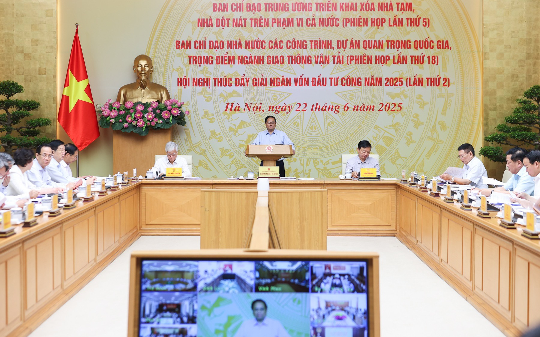 TỔNG THUẬT: Phiên họp các Ban Chỉ đạo về xóa nhà tạm, nhà dột nát; Các công trình, dự án quan trọng quốc gia, trọng điểm ngành GTVT; Thúc đẩy giải ngân vốn đầu tư công năm 2025