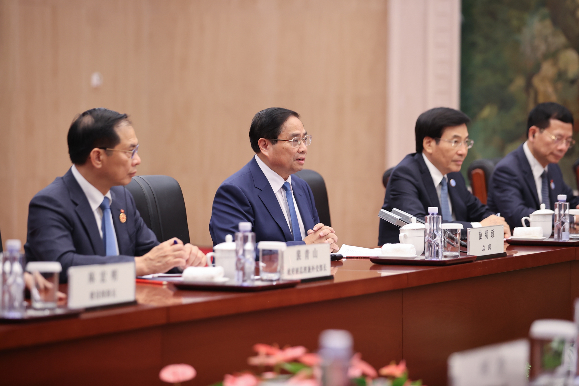 Thủ tướng Phạm Minh Chính hội đàm với Thủ tướng Trung Quốc Lý Cường- Ảnh 2. Thủ tướng Phạm Minh Chính hội đàm với Thủ tướng Trung Quốc Lý Cường- Ảnh 2.