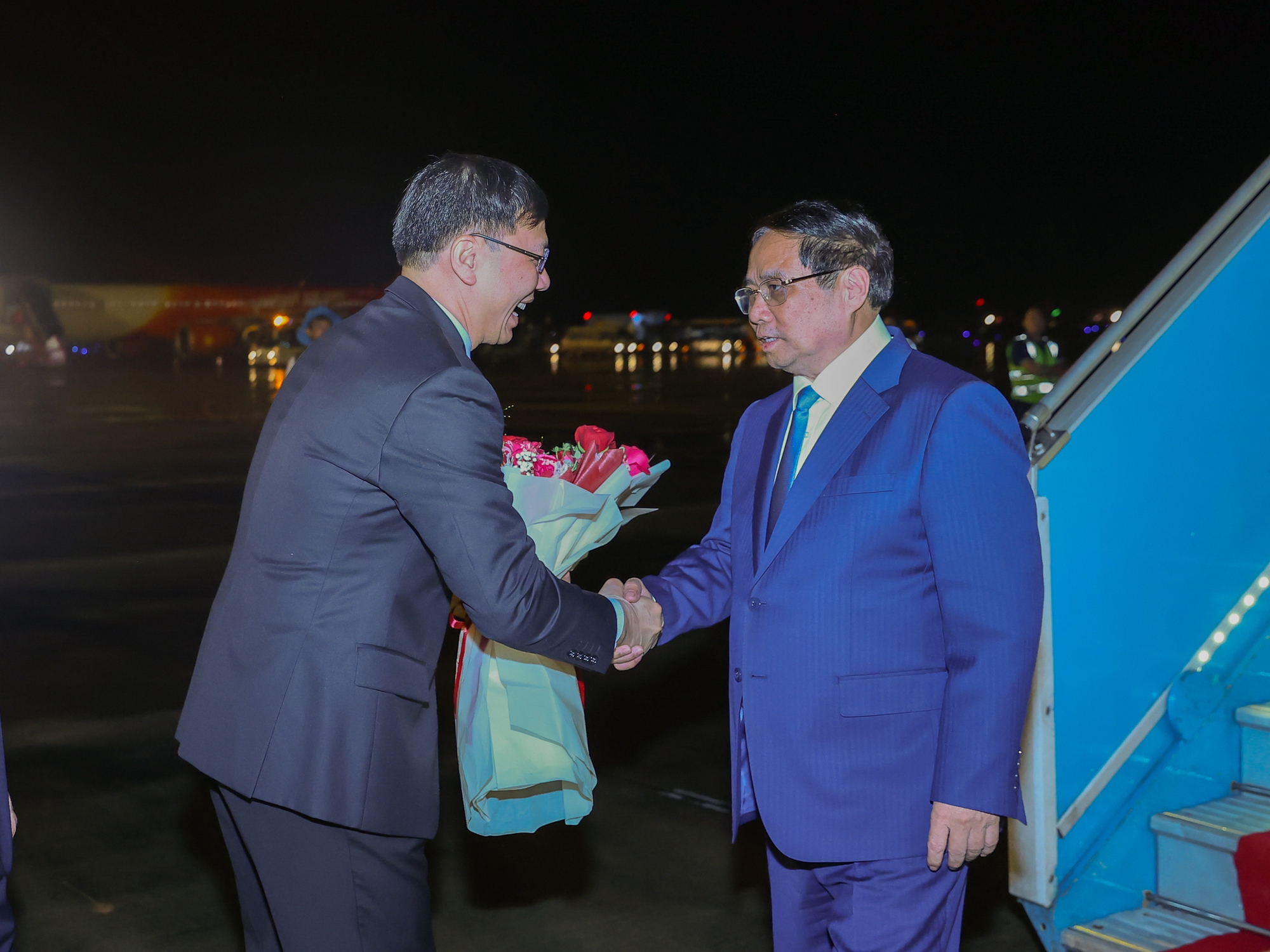 Thủ tướng Phạm Minh Chính về tới Hà Nội, kết thúc tốt đẹp chuyến công tác tại Trung Quốc- Ảnh 1. Thủ tướng Phạm Minh Chính về tới Hà Nội, kết thúc tốt đẹp chuyến công tác tại Trung Quốc- Ảnh 1.
