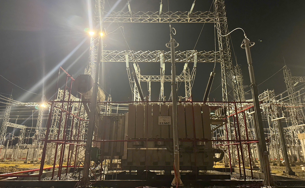 Đóng điện Trạm biến áp 220kV Bá Thiện - Ảnh 1. Đóng điện Trạm biến áp 220kV Bá Thiện - Ảnh 1.