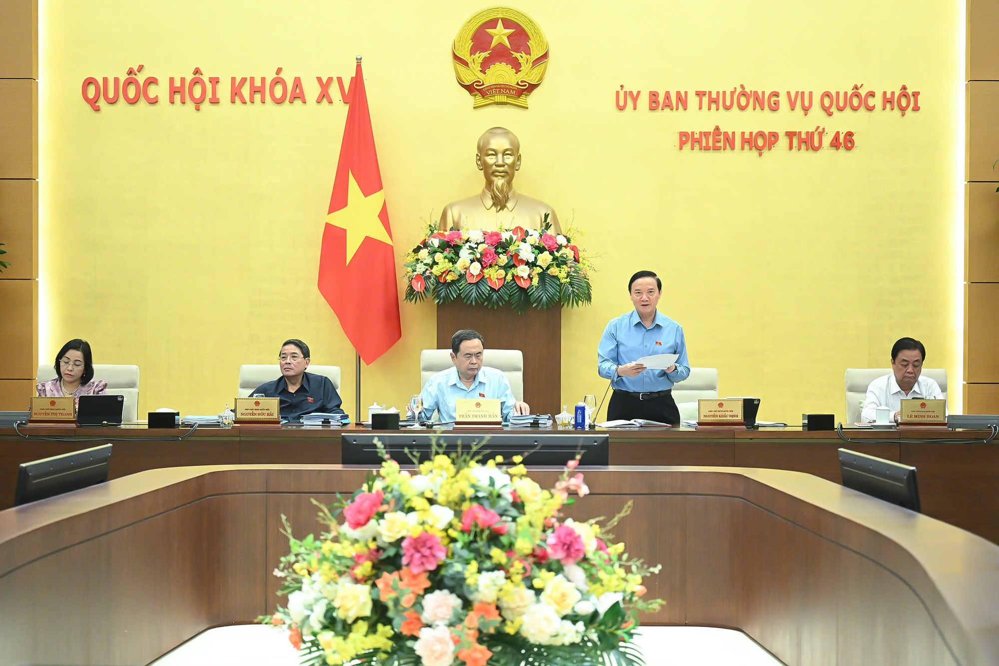 Hoàn thiện dự thảo Luật sửa đổi, bổ sung một số điều của Luật Tổ chức Tòa án nhân dân, trình Quốc hội xem xét, thông qua- Ảnh 1. Hoàn thiện dự thảo Luật sửa đổi, bổ sung một số điều của Luật Tổ chức Tòa án nhân dân, trình Quốc hội xem xét, thông qua- Ảnh 1.