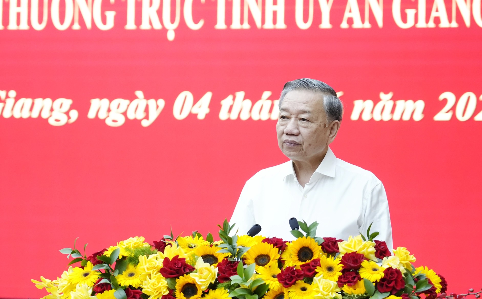 Tổng Bí thư Tô Lâm: Hợp nhất An Giang và Kiên Giang mở ra cơ hội tái cấu trúc hệ thống hạ tầng vùng- Ảnh 3. Tổng Bí thư Tô Lâm: Hợp nhất An Giang và Kiên Giang mở ra cơ hội tái cấu trúc hệ thống hạ tầng vùng- Ảnh 3.