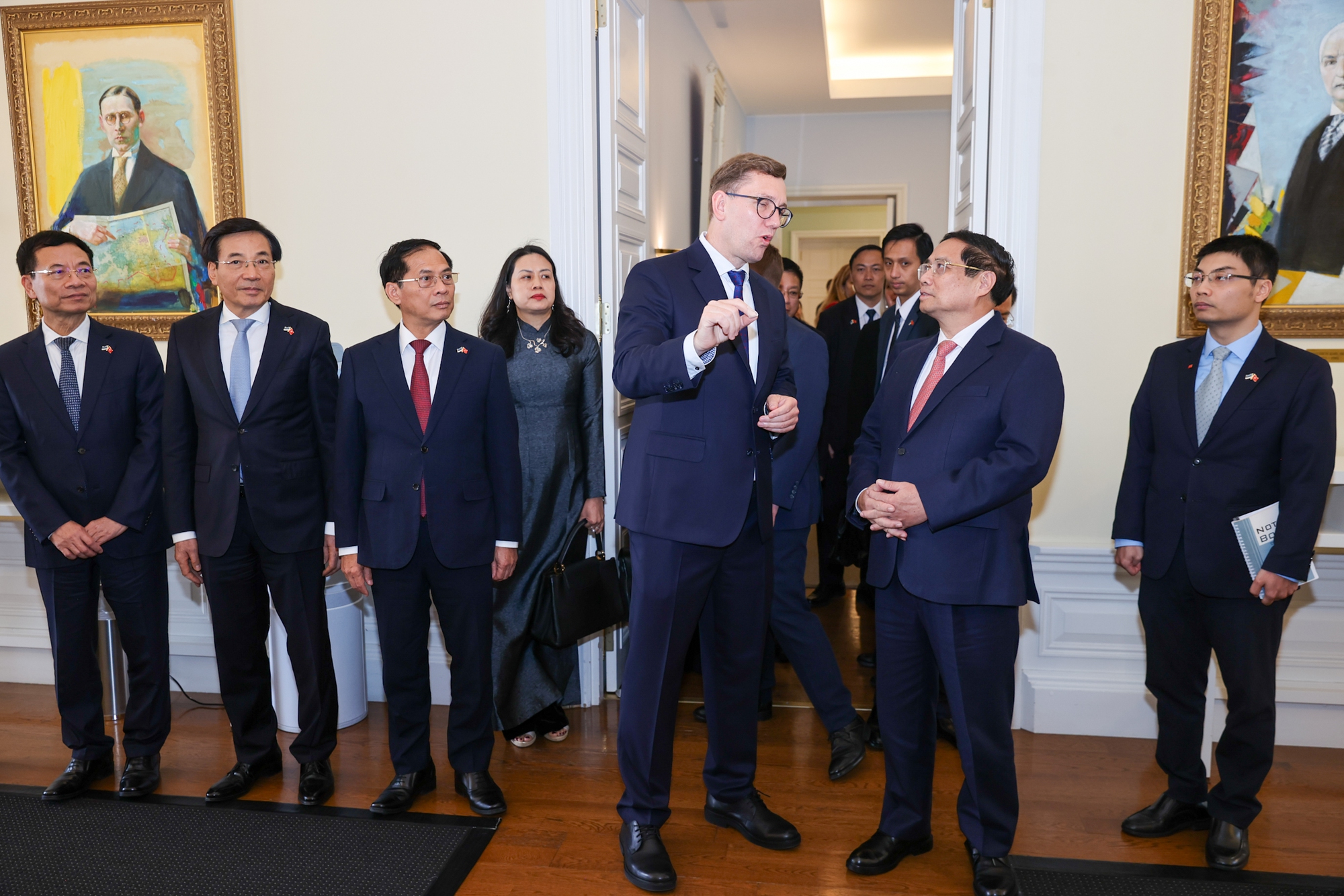 Thủ tướng Phạm Minh Chính hội đàm với Thủ tướng Estonia- Ảnh 6. Thủ tướng Phạm Minh Chính hội đàm với Thủ tướng Estonia- Ảnh 6.