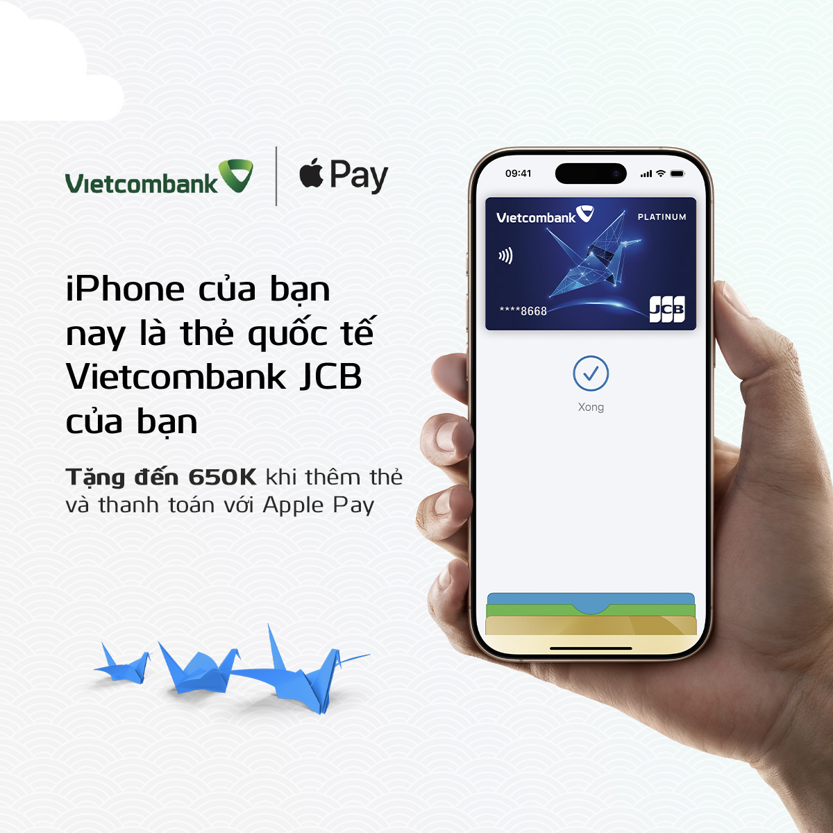 Mở rộng trải nghiệm số: Vietcombank đưa Apple Pay đến chủ thẻ JCB- Ảnh 1.